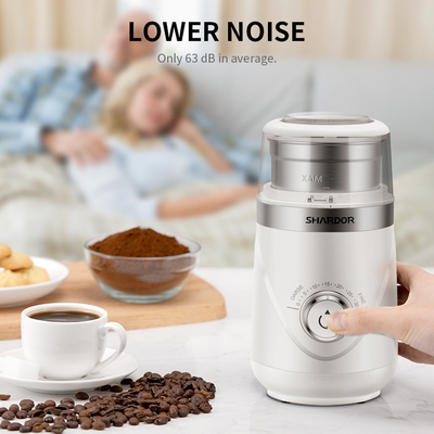 ABS Fine Grind Coffee Maker 150W فنجان های قابل جابجایی اسپرسوساز تجاری درشت
