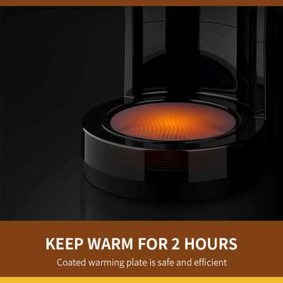 قهوه‌ساز قطره‌ای قابل برنامه‌ریزی خودکار Pour Over Keep Warm 12 فنجان