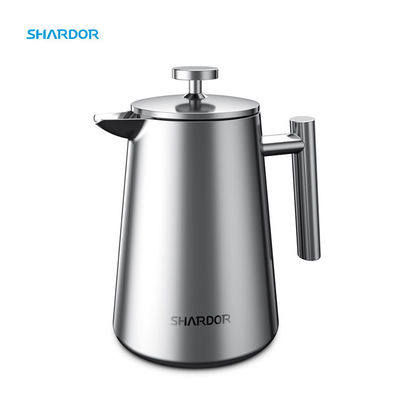 1000ml/34oz وکیوم قابلمه قهوه ساز Keep Warm چای ساز فرنچ پرس LFGB