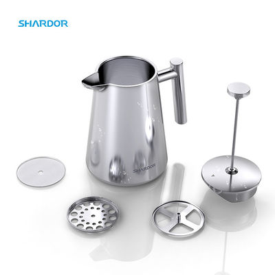 1000ml/34oz وکیوم قابلمه قهوه ساز Keep Warm چای ساز فرنچ پرس LFGB