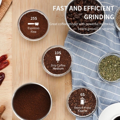 آسیاب قهوه برقی کوچک ODM ETL UL Mini Electric Coffee Maker 2 لیوان قابل جابجایی