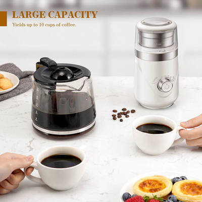 آسیاب قهوه برقی 150 واتی SS304 آسیاب اسپرسو اتوماتیک 70 گرمی