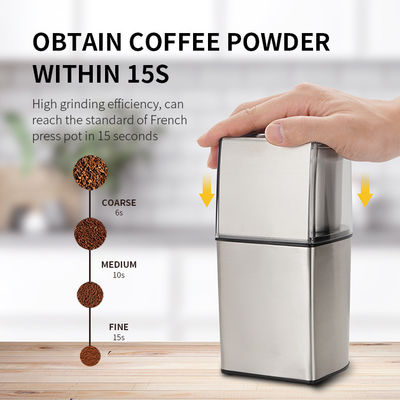 آسیاب قهوه شارژی ABS SS304 آسیاب ادویه 200 واتی شارژی