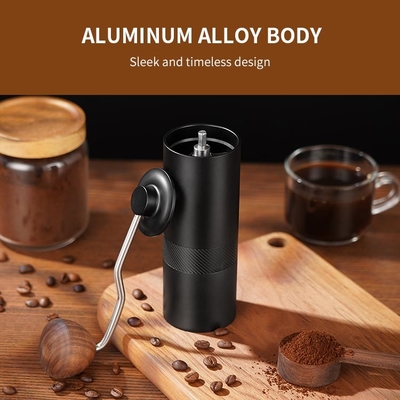 لوگوی دستی آسیاب قهوه دستی قابل حمل اسپرسو Burr DIY